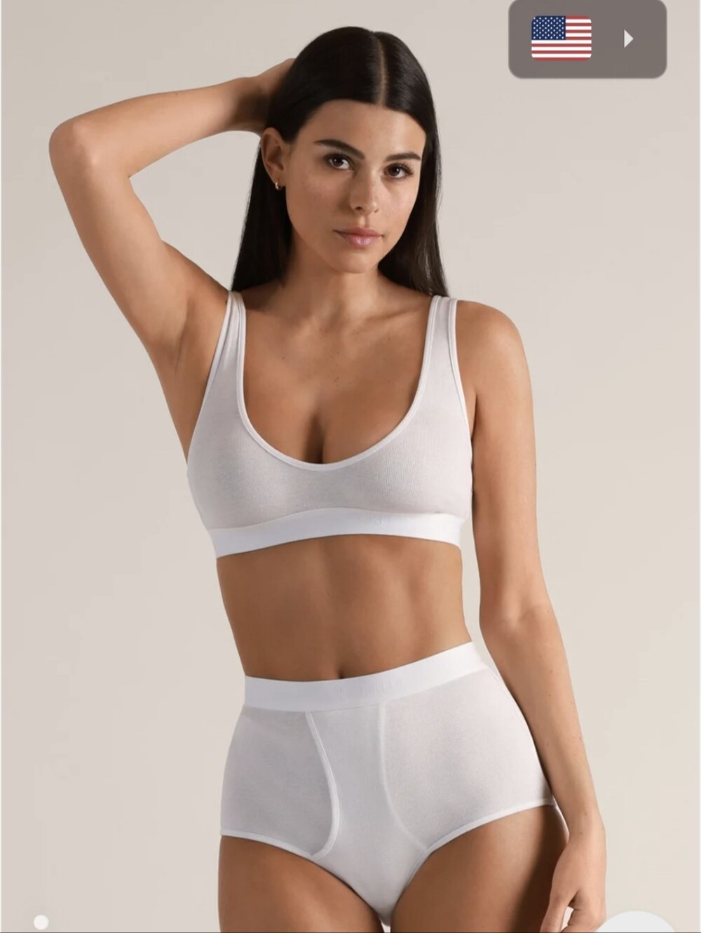 Kiki De Montparnasse Le Boy Bralette And High Waist Panties